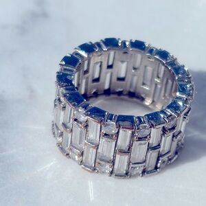 Emerald cut CZ ring 💎💎